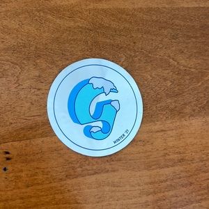 Glossier winter 21 sticker
